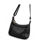 Small genuine leather shoulder bag