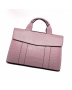 Designer crocodile pattern handbag