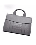 Designer crocodile pattern handbag