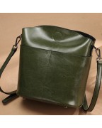 Cowhide fashion shoulder bag