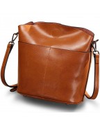 Cowhide fashion shoulder bag