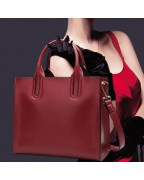 Genuine leather shoulder bag