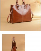 Genuine leather handbag for women