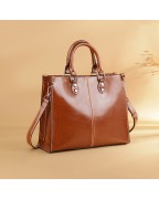 Genuine leather handbag for women