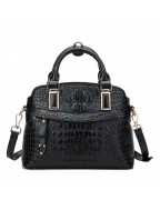 Crocodile pattern ladies dumpling bag