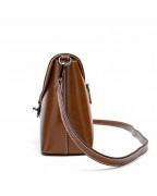 Retro cowhide women's bag trendy ladies lock