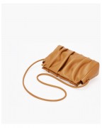 Pleated Crossbody Dumpling Bag